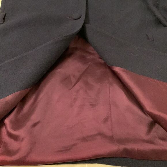 Jones New York Wool Blazer w/ Shoulder Pads Size 10 - Picture 9 of 13